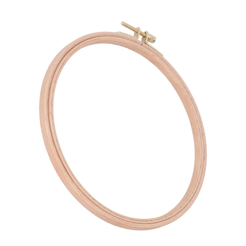 Beech Wood Wood Embroidery Hoop Adjustable Tightness DIY Embroidery Hoop For DIY Sewing