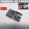 12/16/20pcs Paddle Tail Soft Worm Bait 45/55/65/75mm Swing Swimbait Wobbler T Tail Soft Fishing Lures for Bass Swim As A Minnow
