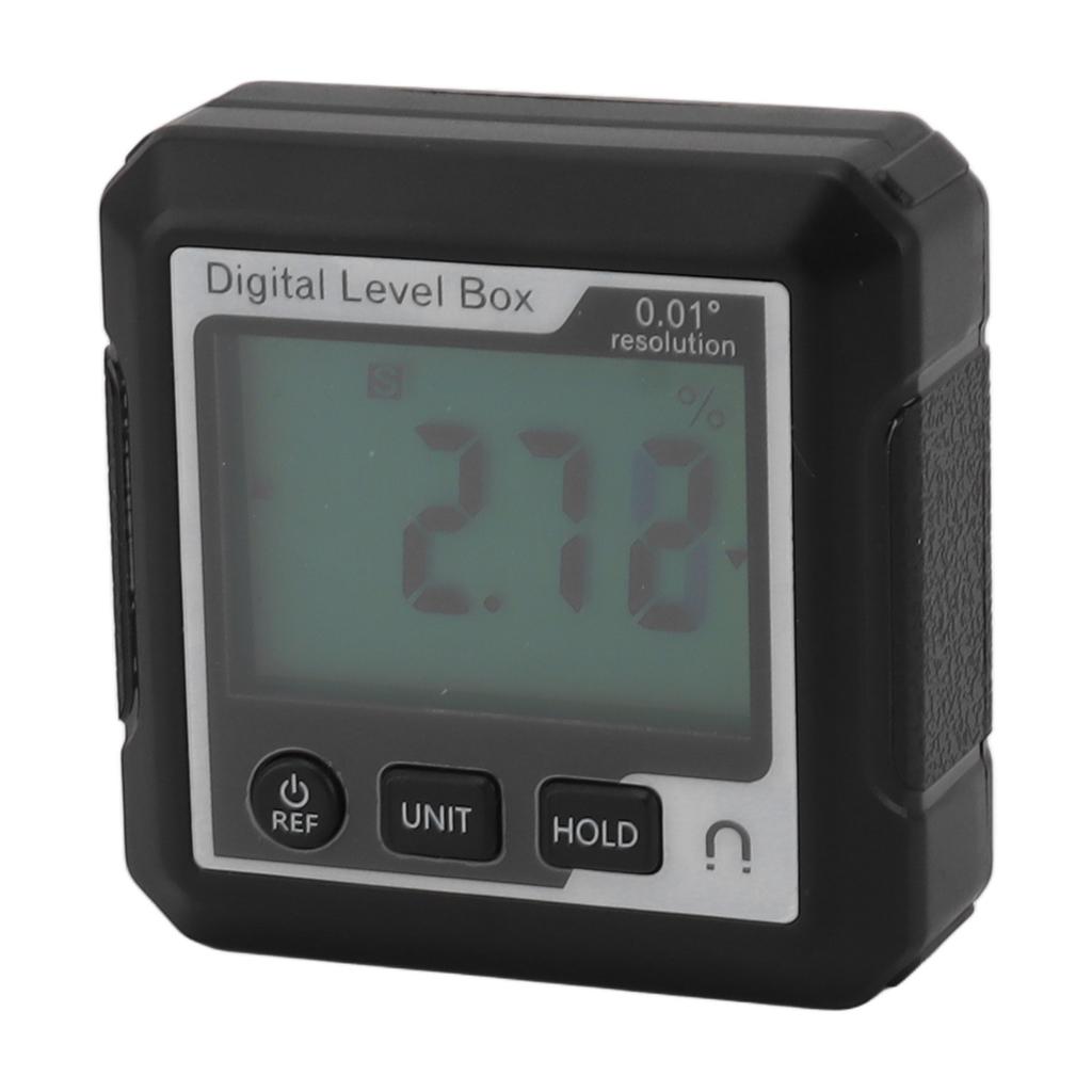 Digital Level Box Magnetic Data Lock Angle Slope Conversion Protractor Angle Finder Gauge for