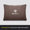 Car Suede Headrest Neck Support Seat Waist Cushion Pillow Alfa Romeo Giulia Tonale Stelvio Giulietta Mito Milano 147 156 159 166 zw4