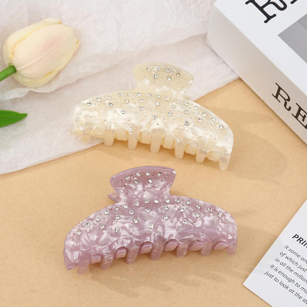 Корейская большая простая модная заколка-клипса «акула» - аксессуар для волос желеобразного цвета