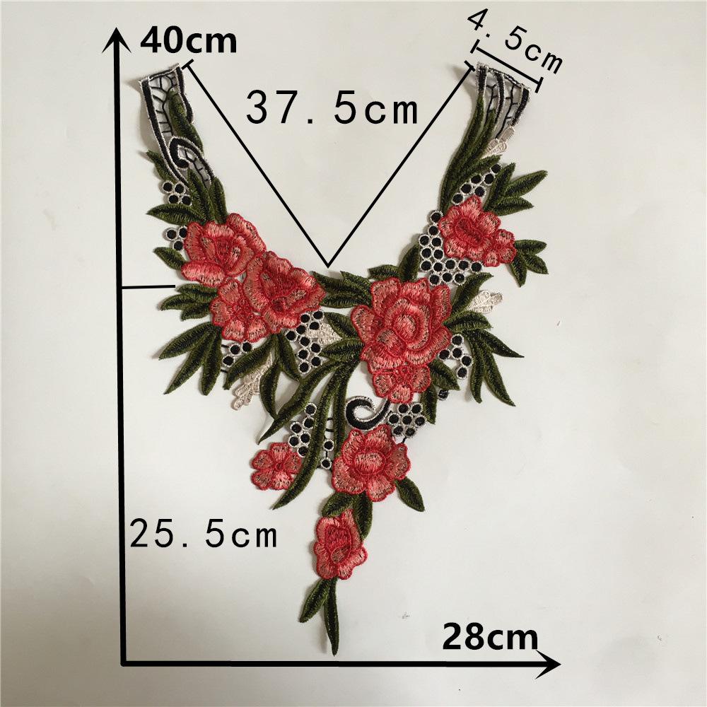 Fashion Exquisite Hollow Water-Soluble Embroidery Lace Collar Diy Decorative Dress Dress Neckline Accessories
