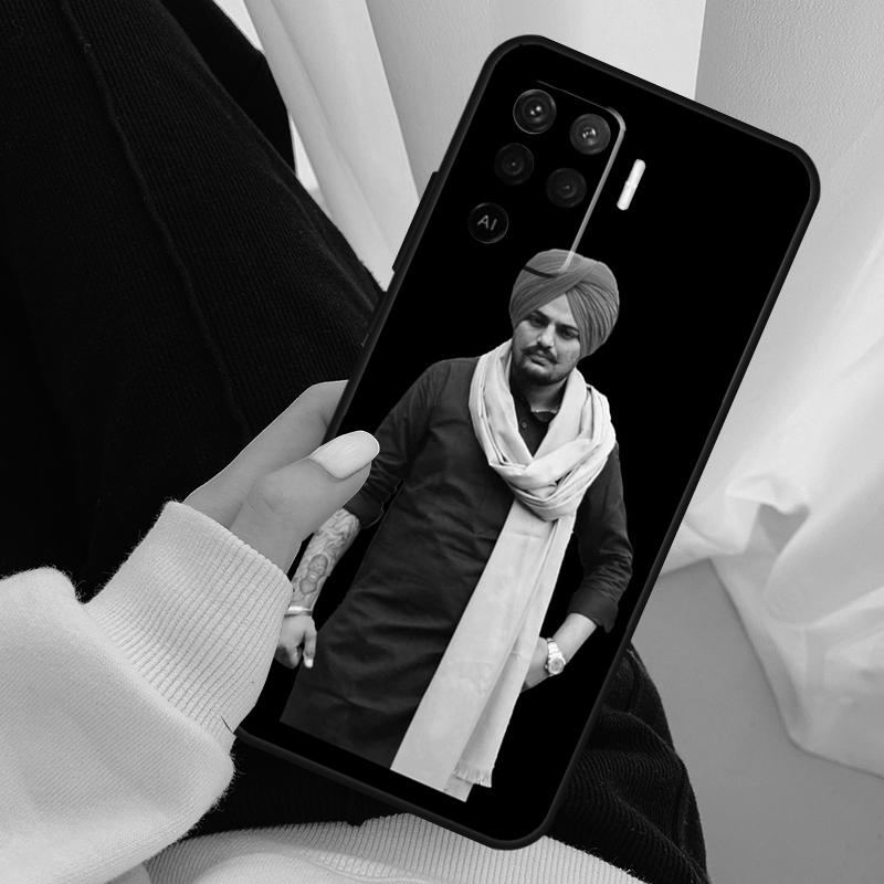 Indian Rapper Sidhu Moose Wala Case For Oppo A54 A74 A94 A18 A57 A17 A77 A38 A58 A78 A98 A80 A60 A40 A96 A76 A16 A15 A5 Pro