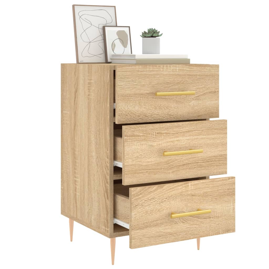 Nightstand Sonoma Oak 40x40x66 cm Particleboard