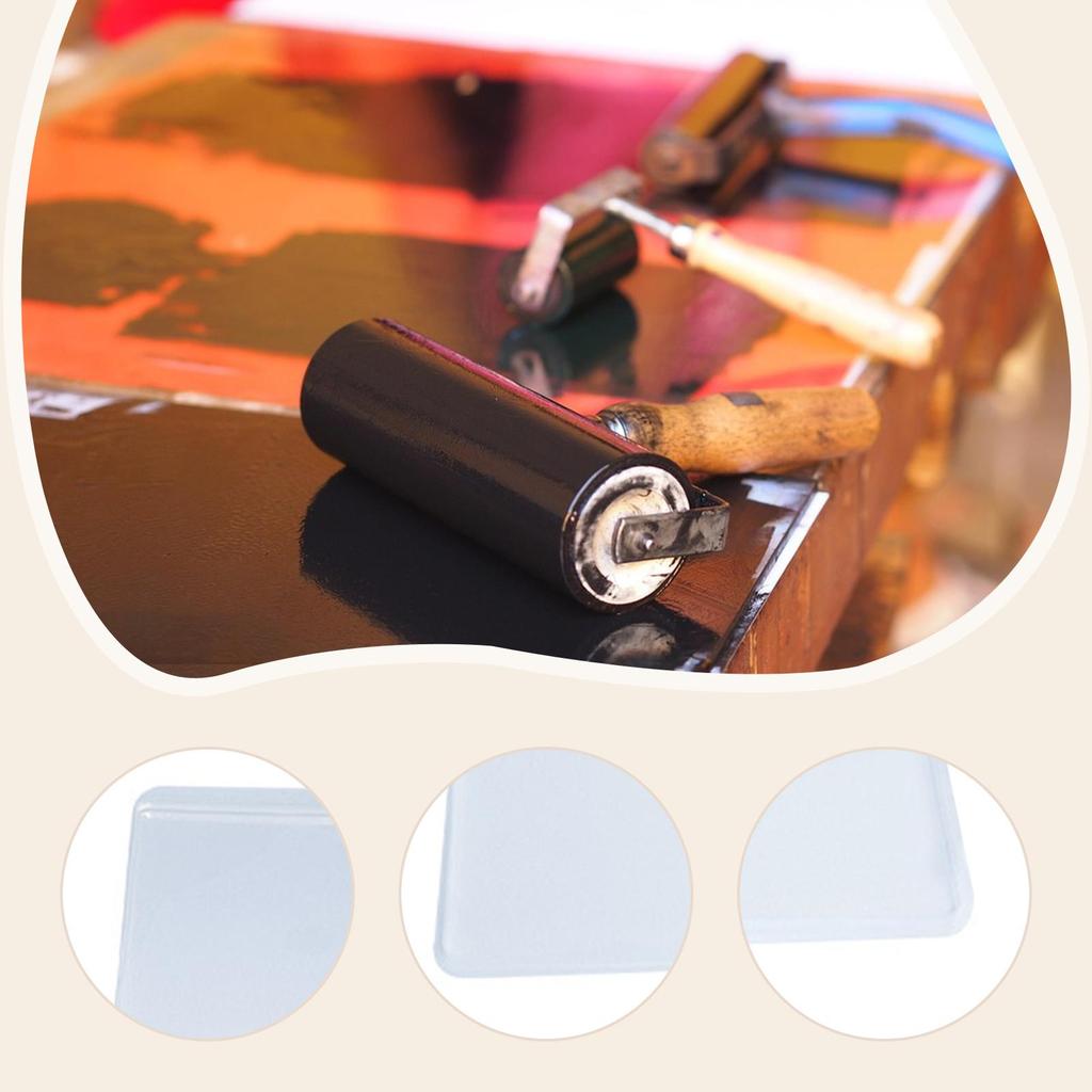 Gel Print Plate Painting Tool A4 Durability, Easy to Use, Practical Portable for Arts Crafts,