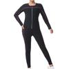 Women's Sauna Suit Body Shaper Long-Sleeve Fitness Set for Running & Outdoor Exercise