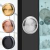 Stainless Steel Invisible Door Handle Embedded Furniture Handles New Cupboard Handles  Glass Doors
