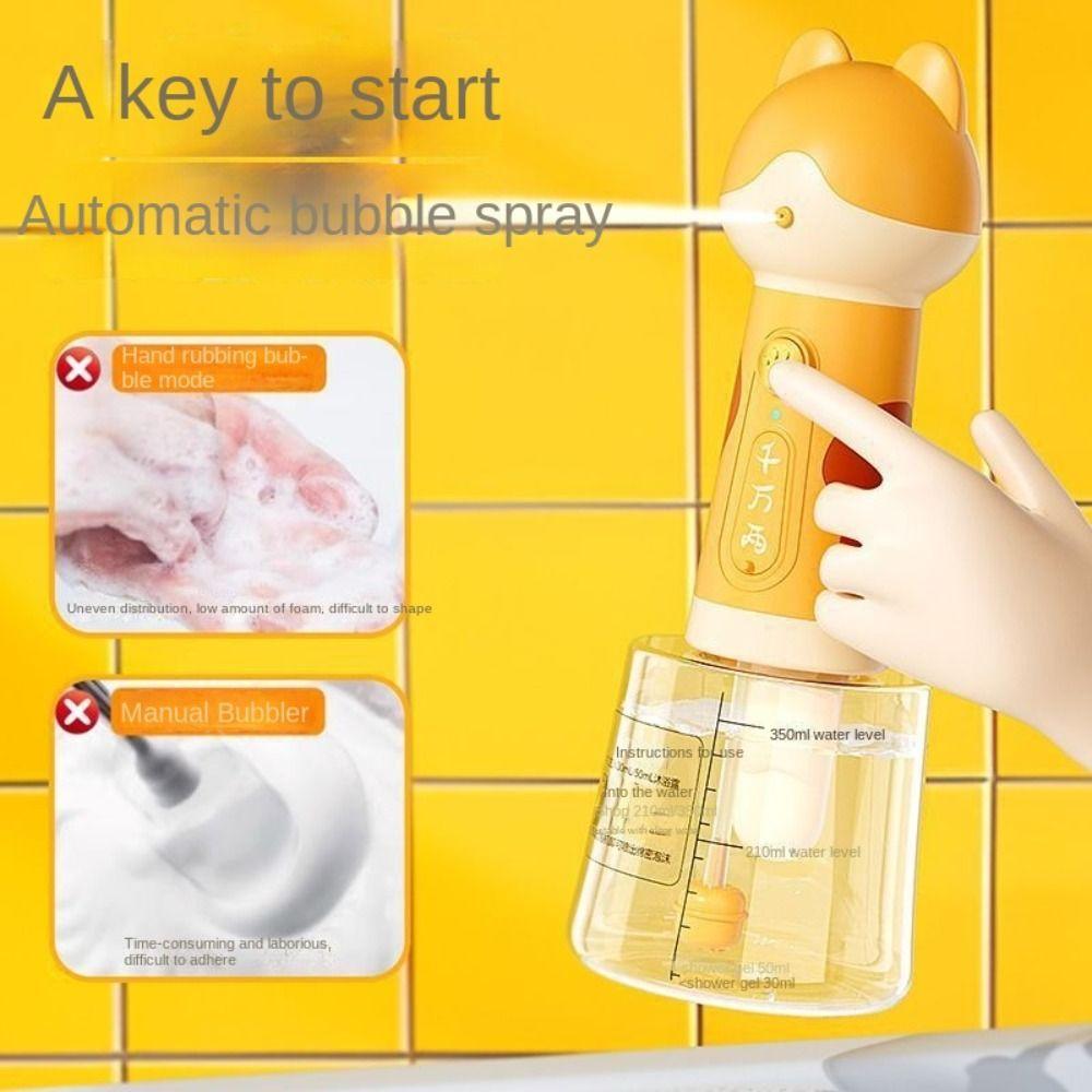 Shampoo Foamer Electric Foam Machine Automatic Soap Dispenser Pet Bubbler  Pet Accessories
