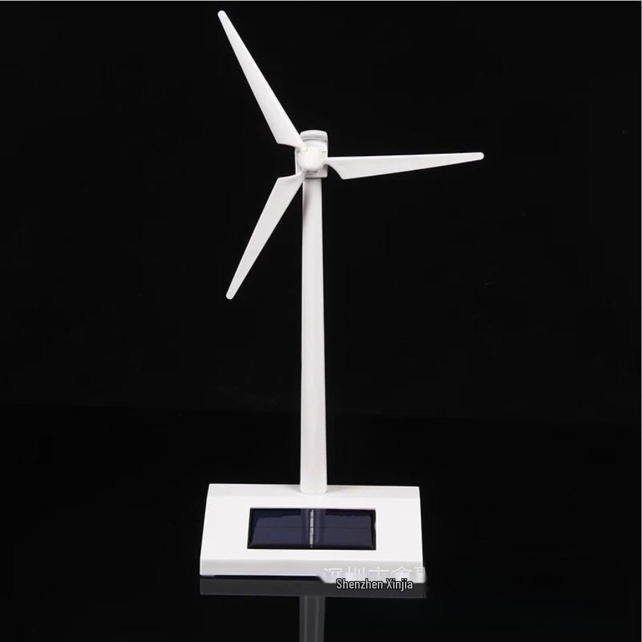 Питаемый от солнечной энергии DIY пластиковый набор для модели ветряной мельницы - Поделки ручной работы и подарки