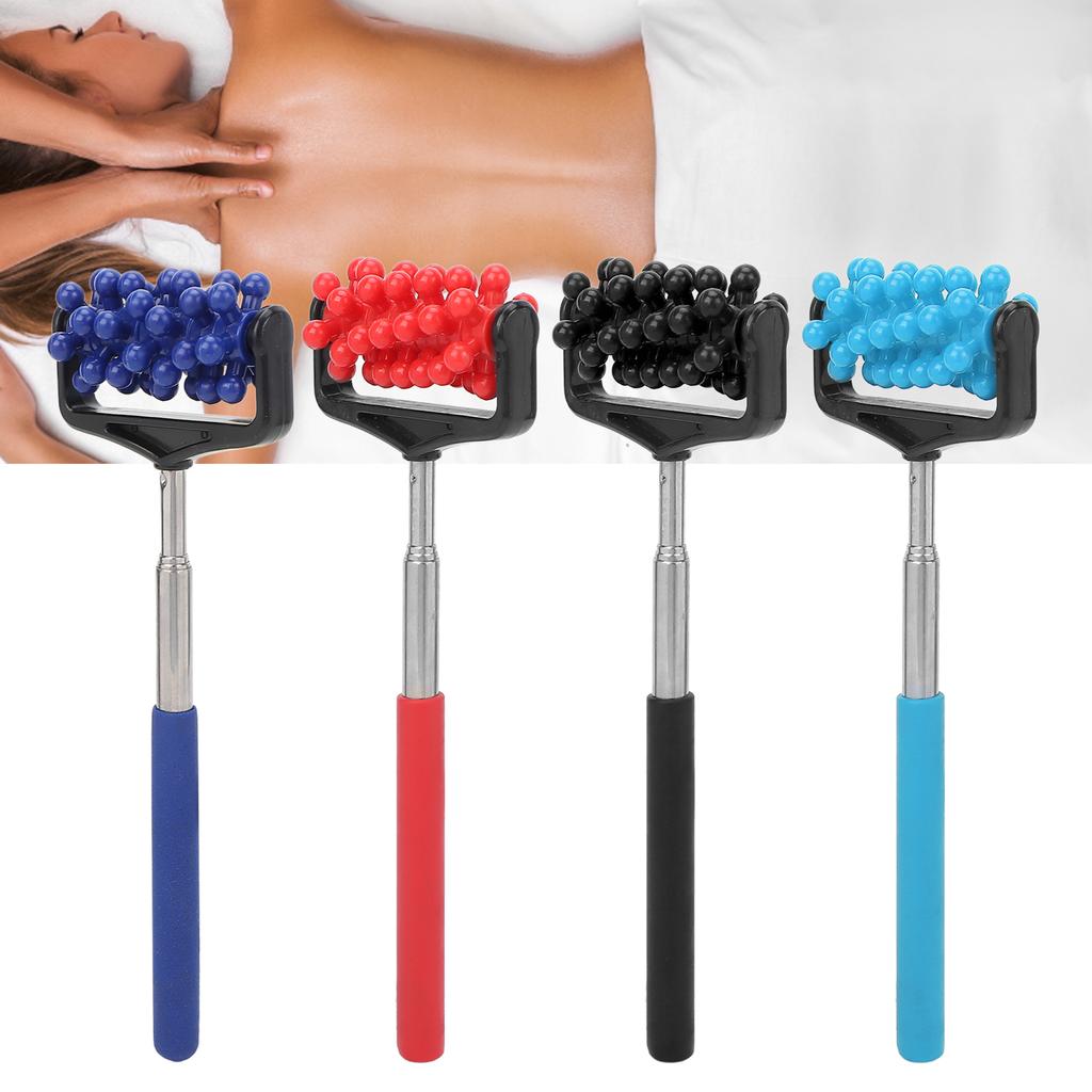 Telescopic Massager Back Muscle Roller Adjustable Back Arm Scratch Roller for Muscle Relax