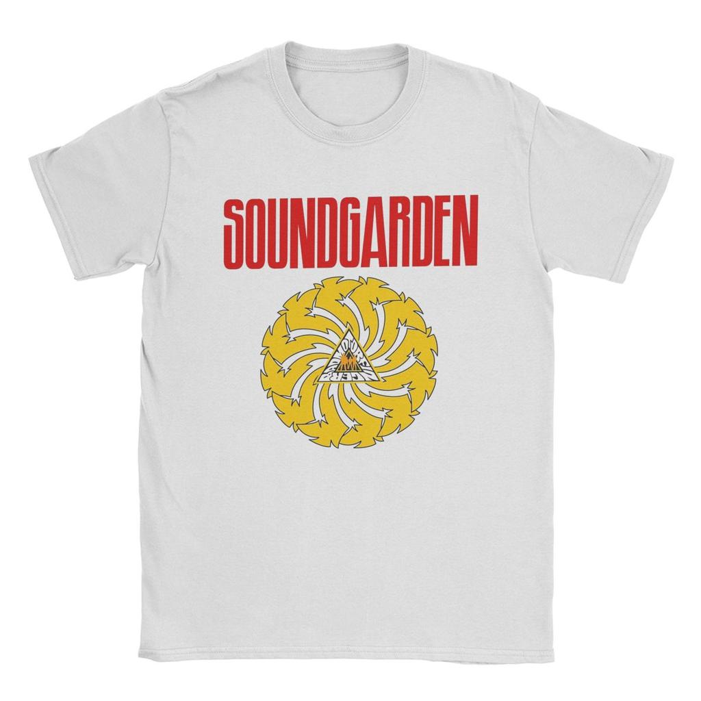 Забавная футболка Soundgarden Badmotorfinger для мужчин, круглый воротник, футболки из чистого хлопка, футболки с коротким рукавом, топы больших размеров