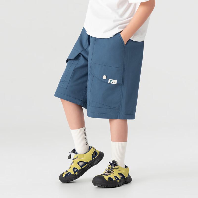 Boy's Washed Cotton Cargo Shorts