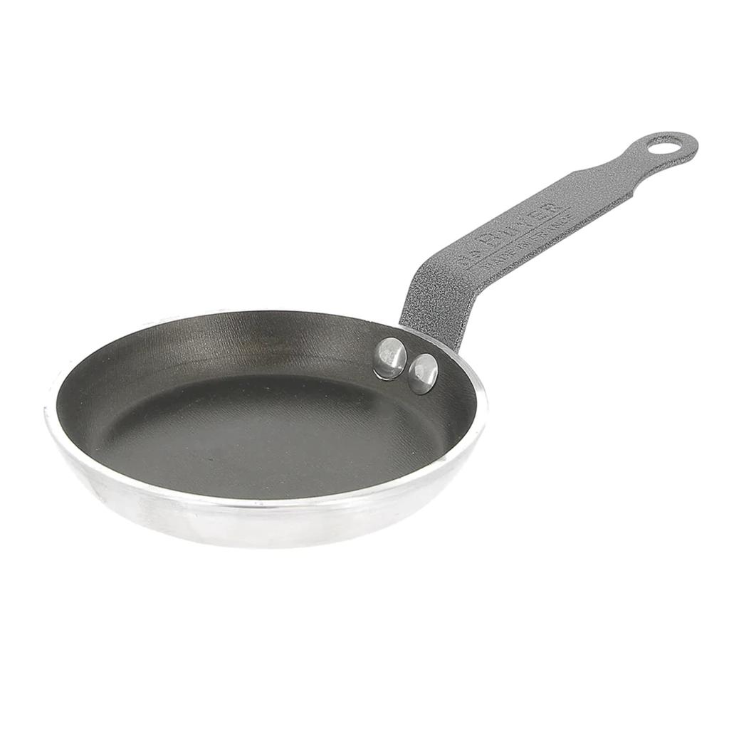 deBUYER Mini Frying Pan 14cm Aluminum France AHLB1014 Non-Stick 8140-14