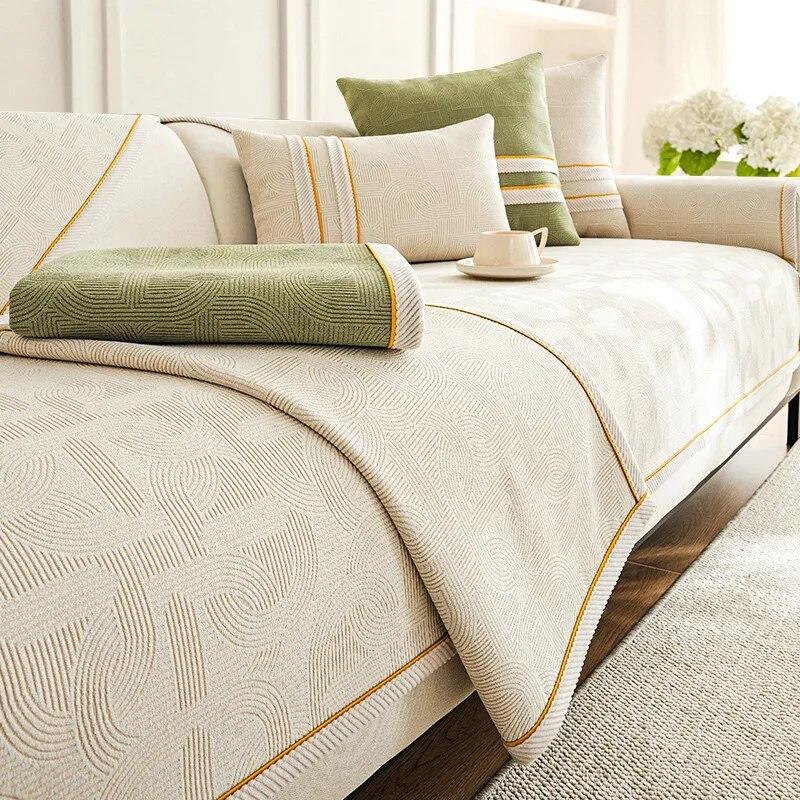 Универсальная диванная подушка из синели Four Seasons, роскошный чехол для дивана для гостиной, защитное полотенце, предотвращающее появление царапин на домашних животных