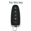 Силиконовый чехол для автомобильного дистанционного ключа, чехол-держатель для брелока, 5 кнопок для Ford Explorer Expedition Focus Edge C-Max Taurus