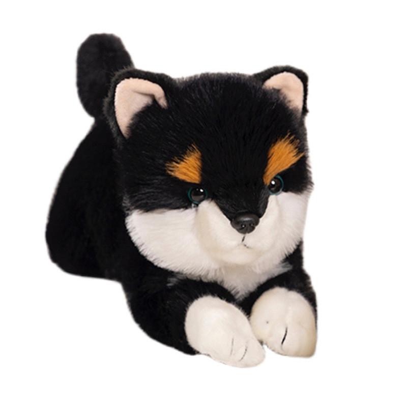 Реалистичная плюшевая кукла собаки Милый сибирский хаски Мягкая игрушка для дней рождения