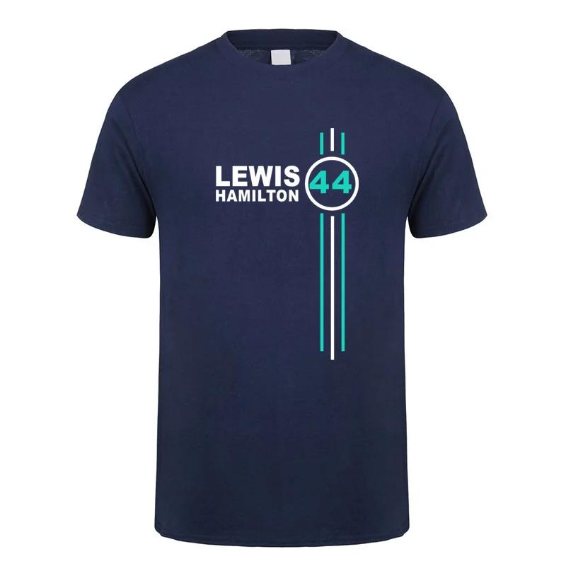Lewis Hamilton 44 T Shirt Summer Unisex Cotton Short Sleeve T-shirts Lewis Hamilton Man Tops Tee 71857