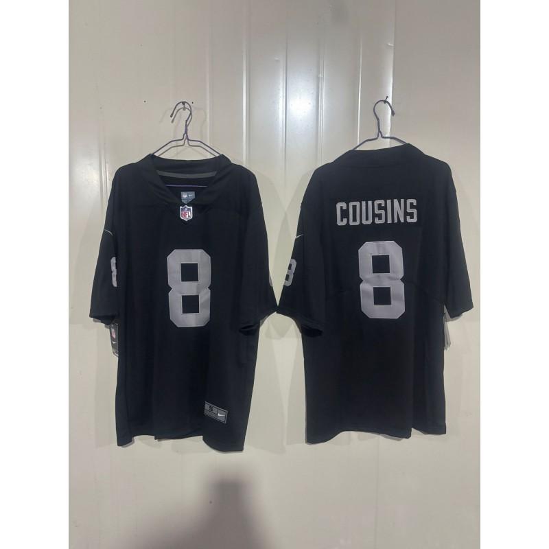 Mens Oversized Embroidered American Football Jersey Tigers Raiders Team Sportswear Loose Fit Cotton Blend