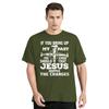 Футболка с принтом «Jesus Dropped The Charges» Смешная мужская одежда Футболка большого размера с круглым вырезом Хлопковая футболка Новая мода Уличная одежда Топы