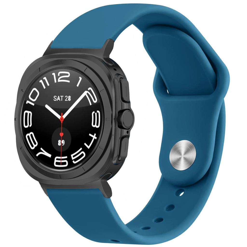 Спортивный силиконовый ремешок для Samsung Galaxy watch 7 ultra Ремешок 47 мм Аксессуары correa Браслет galaxy watch 7 FE 44 мм 40 мм 40 ремешок