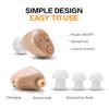 Rechargeable Hearing Aid Sound Amplifier Small & Invisible Mini Device Noise Reduction Enhance Sound for Seniors & Elderly Adults