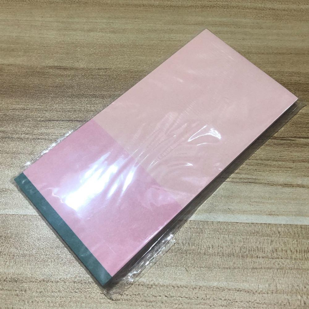 50/100Sheets Color-blocking Writing Notepad Long Style Message Paper Korean Memo Pad  School Office