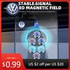 Для VOLKSWAGEN VW GTI B6 Для Volkswagen 1 шт. Автомобильное беспроводное зарядное устройство 720° Вращающийся Металлический складной зарядный держатель Для Volkswagen VW G