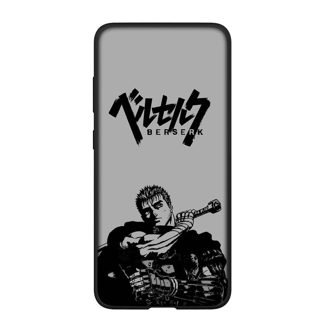 Чехол для телефона Samsung Galaxy S25 S24 S23 iPhone 16 15 Xiaomi Redmi Note 14 13 12 16E X 8 11 Pro Max OPPO Moto Huawei A05 A16 чехол с изображением аниме Berserk Guts