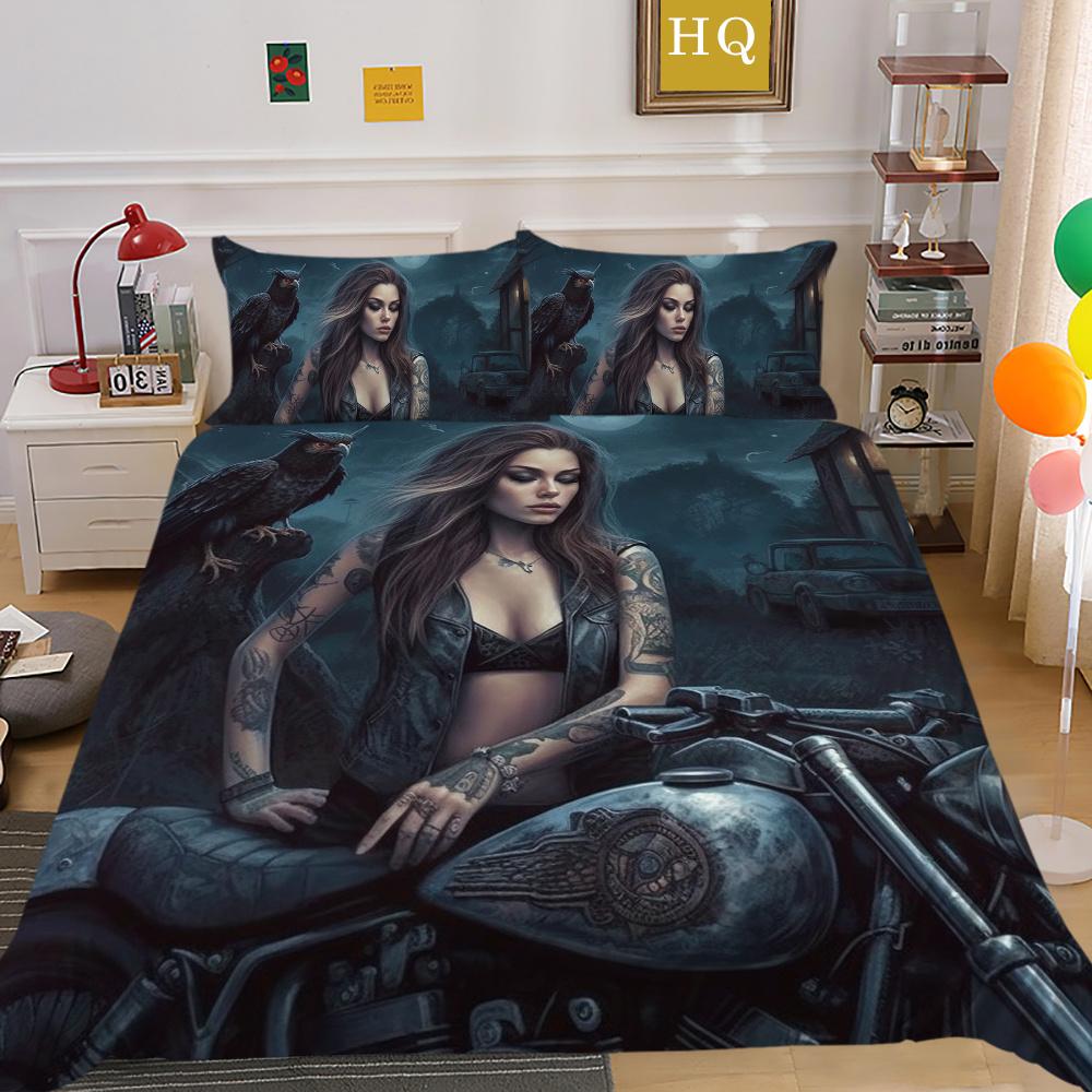 Красота черепа Покрывала с принтом Queen Twin Size Одеяло из микрофибры Набор для женщин и мужчин Модная постельная одежда