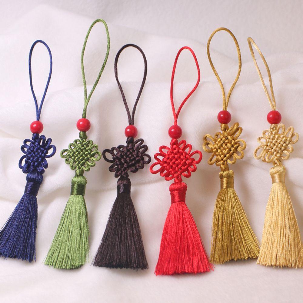 Pendant Curtain Charms Tassel DIY Craft Chinese Knot Silk Tassel Pendant Chinese Knot Pendant
