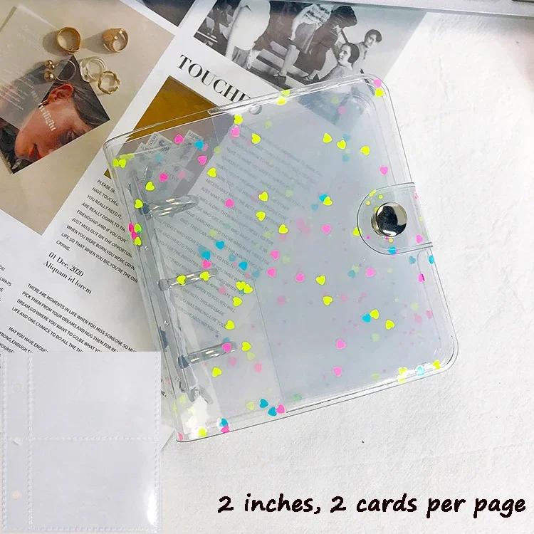 Фотоальбом на 100/200 карманов, 3/5 дюйма, лазерный фотоальбом, держатель для визиток, держатель для фотокарточек в виде звезды, мини-альбом Instax