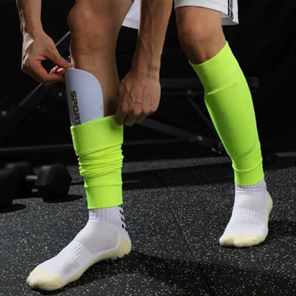 3pcs/set Durable Football Shin Pads Lightweight Football Ankle Socks Soccer Shin Guards  Mens