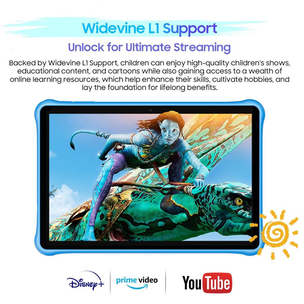 Blackview Планшет Tab 30 Kids для детей 7 дюймов, Android 13