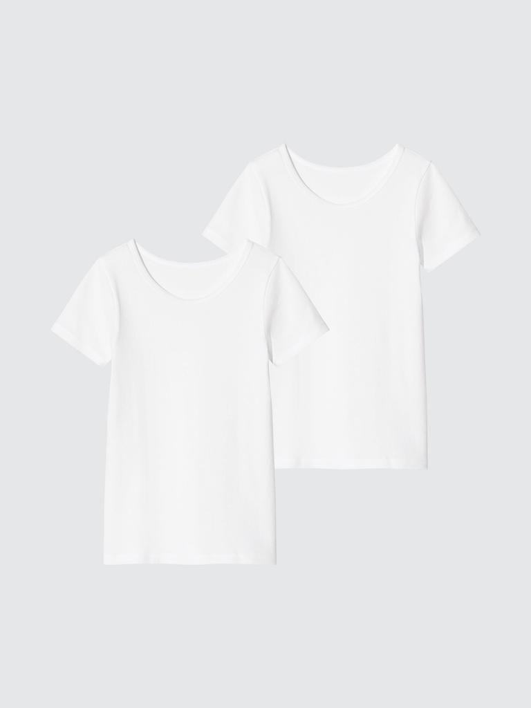 Uniqlo Japan Cotton Inner U Neck 2 Pack
