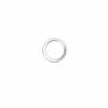 Horn Ring Cover Panel Steering Wheel Trim 18-22 For BMW 5 Series Titanium Silver
