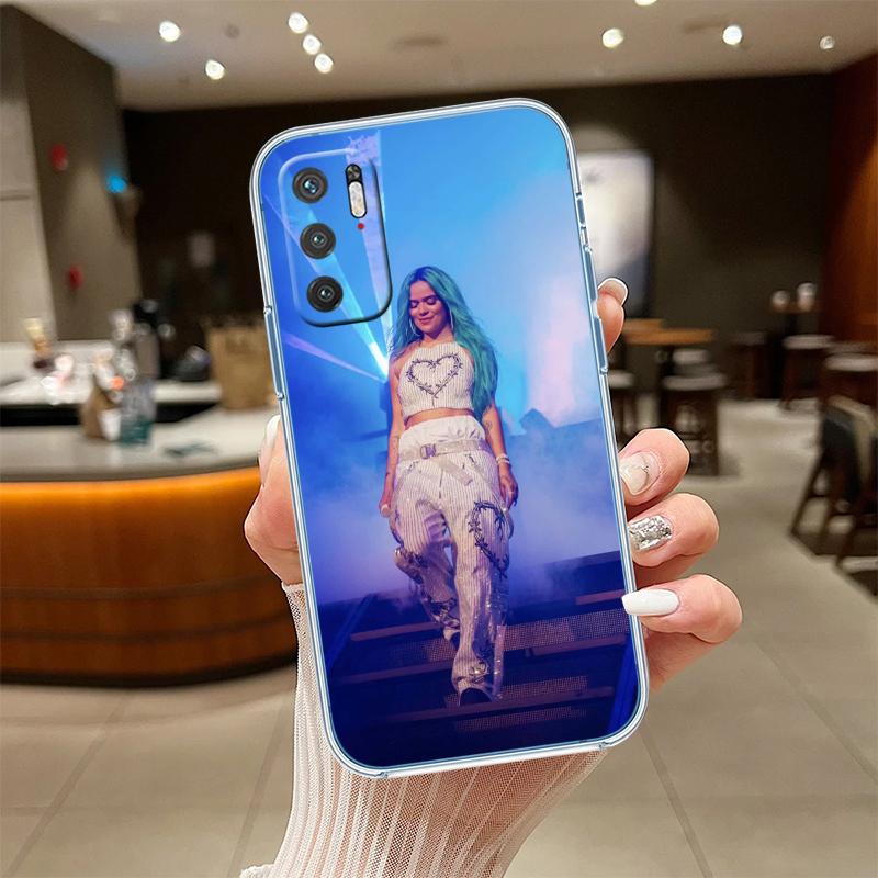 RE43 Karol G Transparent Phone Case for Samsung Galaxy A04 A04S A14 A23 A34 A54 M23 M33 M52 M53