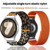 Нейлоновый ремешок без зазоров для Samsung Galaxy Watch 7 6 5Pro 4 40мм 44мм Эластичная лента для Galaxy Watch 6 Classic 43мм 47мм Металлический наконечник Кнопочный браслет
