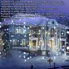 LED Snowflake Projector Christmas Laser Projection Outdoor Indoor Light ST0626