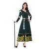 Halloween Costume Medieval Renaissance Court Brave Princess Merida Dress Stage Performance Outfit