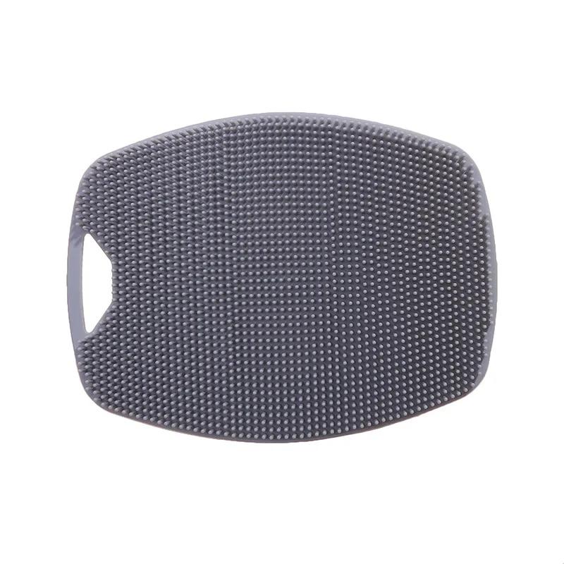 1 шт. Мягкая силиконовая отшелушивающая щетка-очиститель Ручной скраб для тела для очищения Душ Нежный массаж Банная щетка