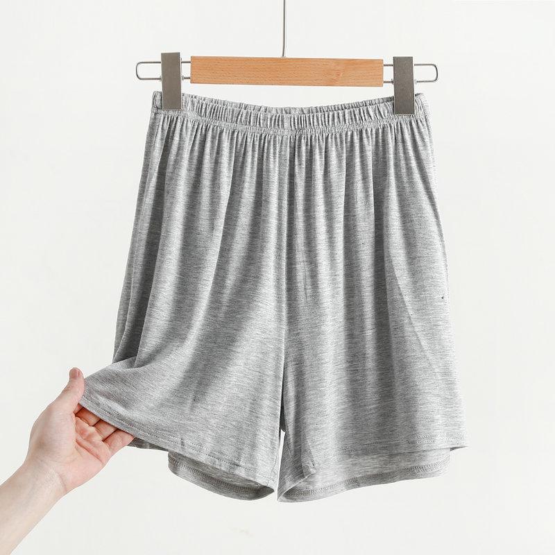 Модальные шорты Wide Leg, однотонные летние женские шорты выше колена, большие размеры, свободные спальные шорты