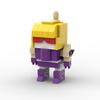 *Трансформируйте Авто Робота Brickheadz * Звездный крик джаз Prime DIY Просветите MOC блок кирпича набор, совместим с