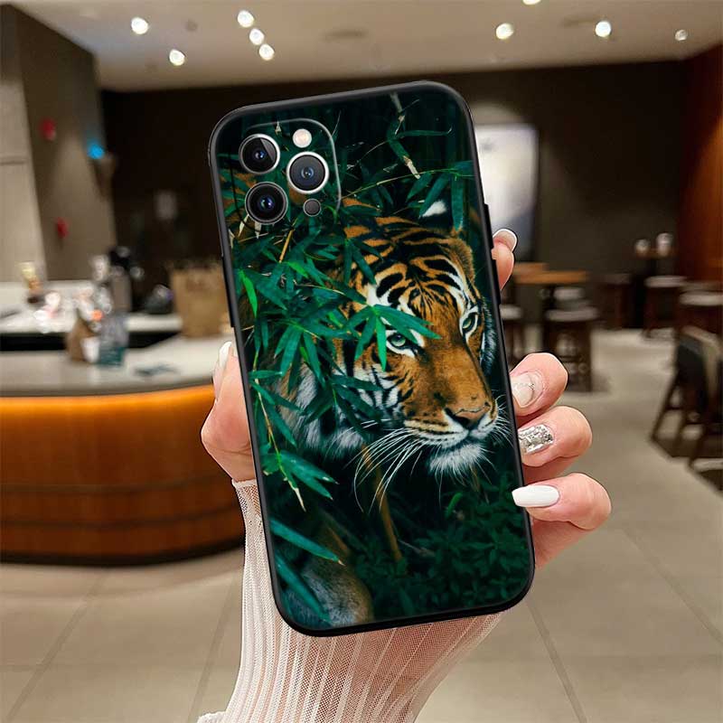 UP5 Animal Tiger New High-End Shell Phone Case for iPhone SE X XS XR 16E 17 11 Pro Max 8 7 6 6s Plus Air