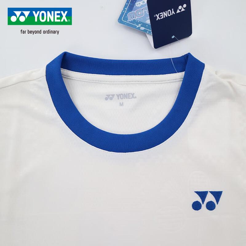 Дышащая тренировочная футболка с коротким рукавом для бадминтона YONEX