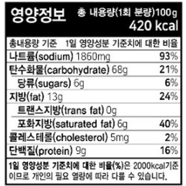 Easy Bop Hot & Cook Ramen Aebap Nagasaki Jjamppong, 100g, 2 pieces, Korean convenience food