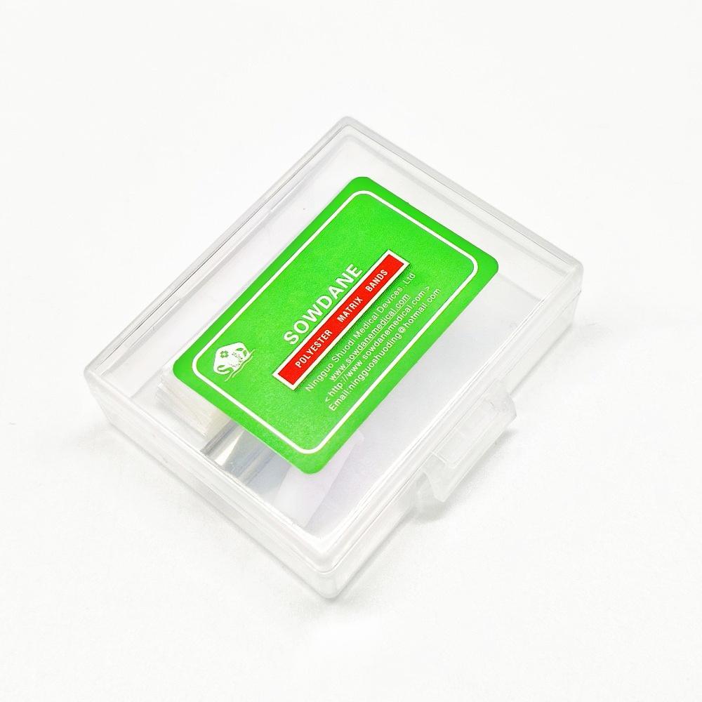 100pcs/pack Dental Polyester Matrix Bands Matrices Dental Material Matrices Without the Retainer