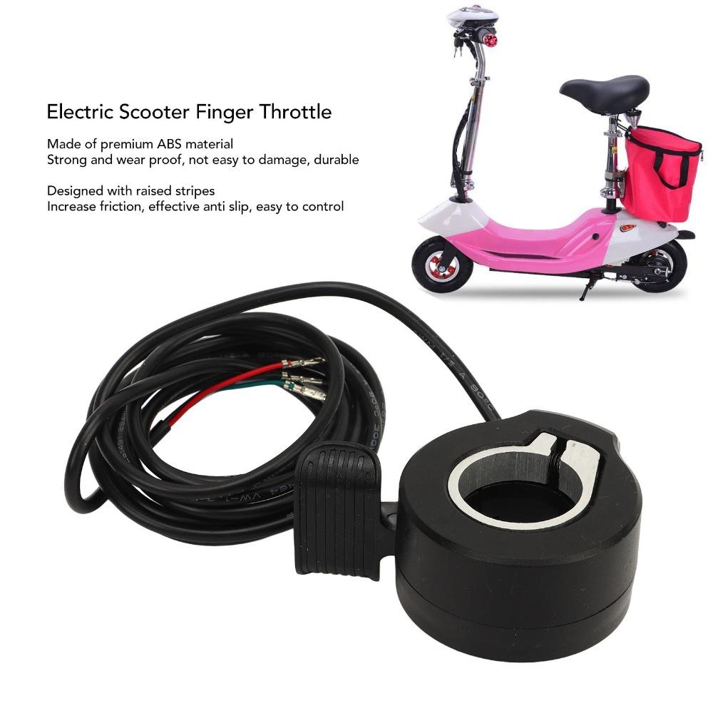 22 mm Finger Throttle Accelerator ABS Electric Scooter Thumb Throttle for 130X E-Bike Application