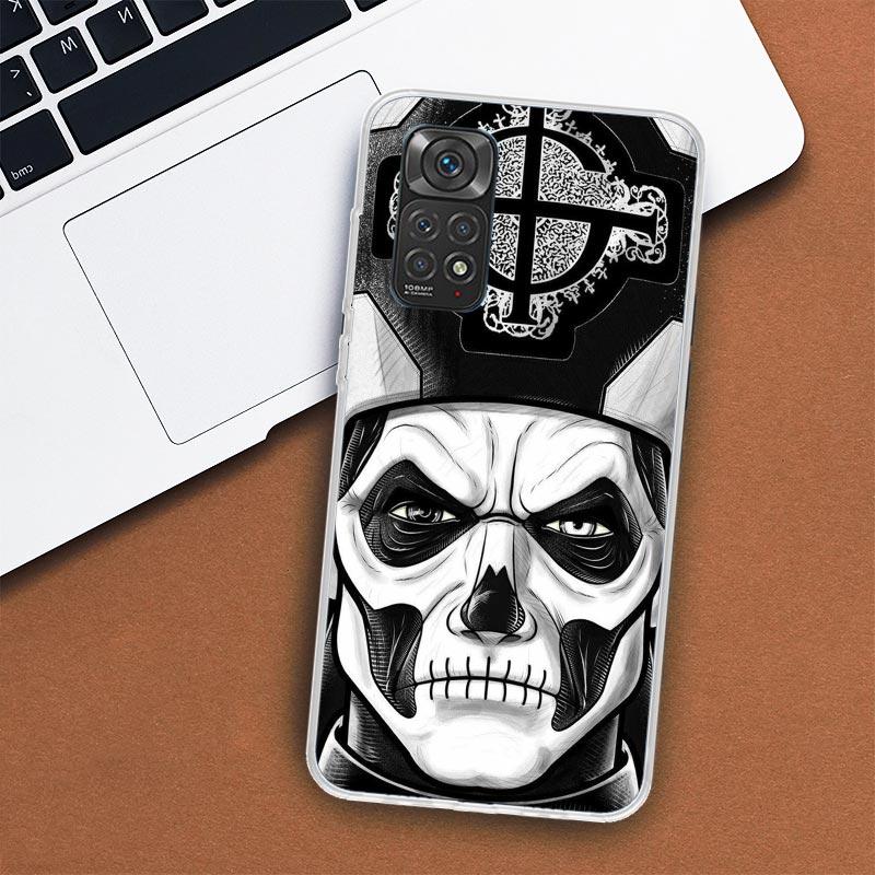 Ghost Papa Emeritus Phone Case For Xiaomi Redmi Note 13 12 12S 11 11S 10 10S 9 9S 11T 11E Pro Plus 8 8T 7 + Coque Cover