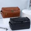 Makeup Bag Travel Toiletry Bag Large Capacity Multiple Compartments Zipper Closure Waterproof Cosmetic