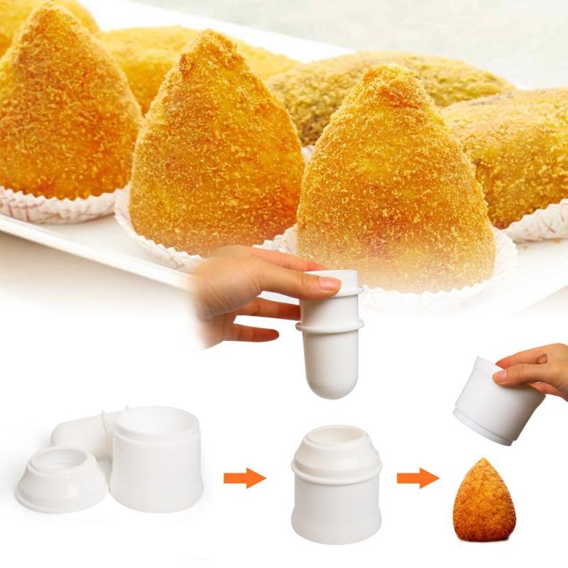 Машина для изготовления круглых рисово-мясных пельменей в форме конуса, инструмент для приготовления суши-риса, картофельных шариков, подходит для домашнего DIY, кухонные гаджеты